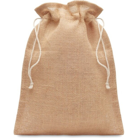 Petit sac cadeau en jute