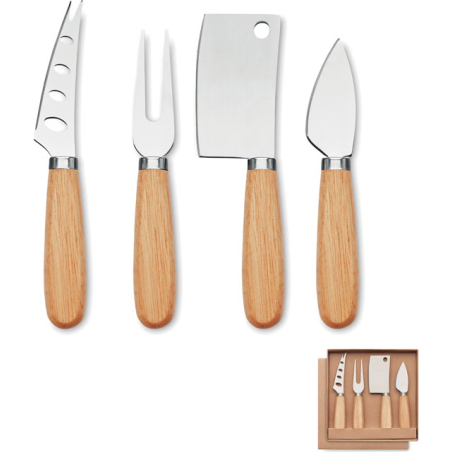 Set de 4 couteaux à fromage