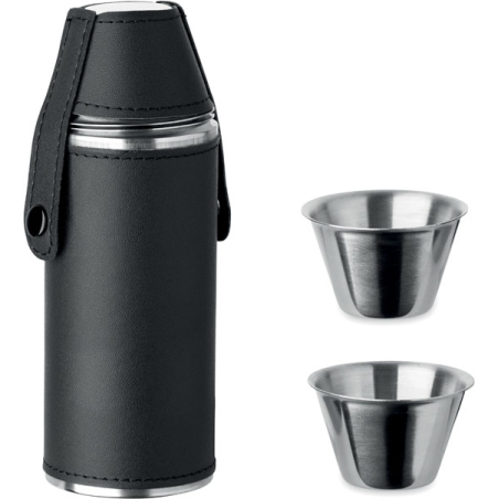 Bouteille avec gobelets