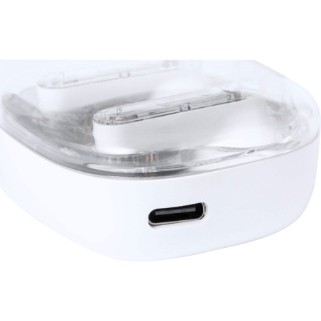 écouteurs sans fil transparents