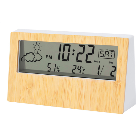 station météo en bambou