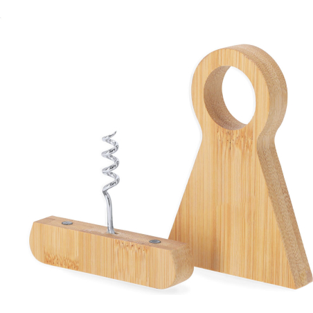 Porte-bouteille tir-bouchon