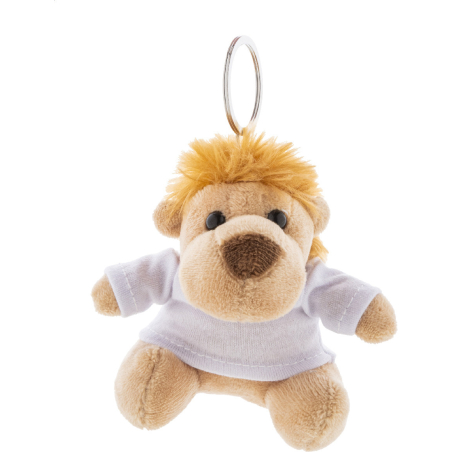 porte-clés lion en peluche