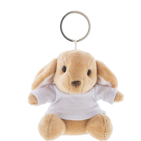 porte-clés lapin en peluche