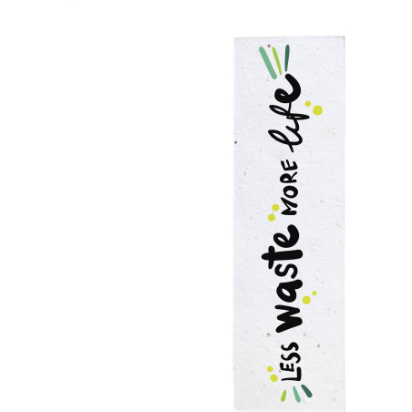 Seed Paper Bookmark marque page