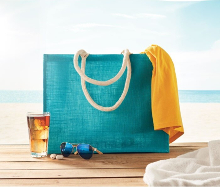 Sac shopping en jute