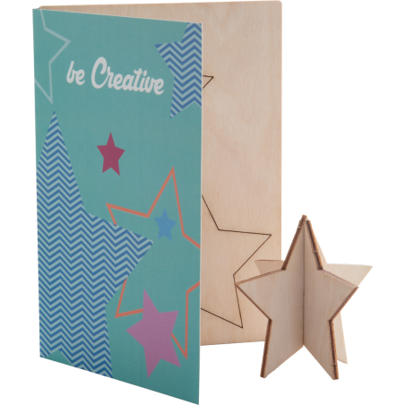 Carte de Noël, étoile