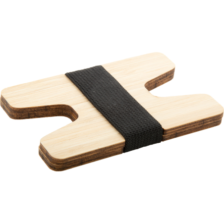 porte-cartes en bambou