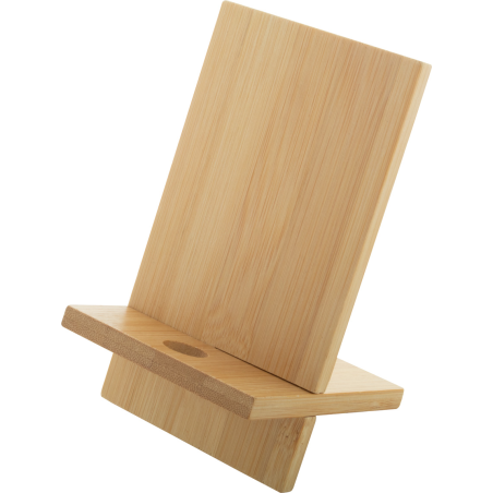 support pour téléphone en bambou