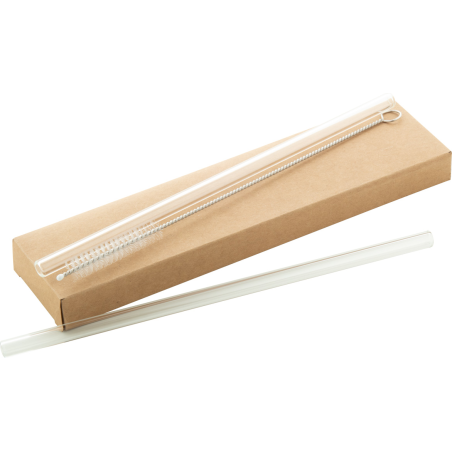 set de pailles en verre