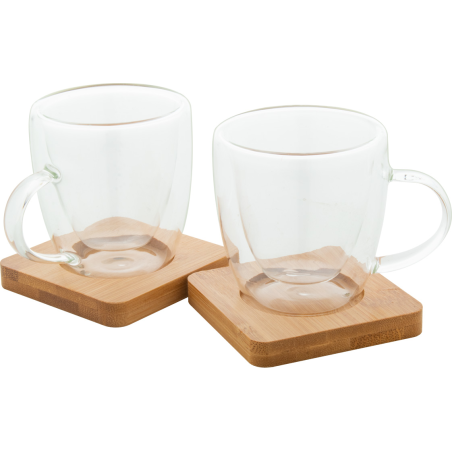 set de tasses en verre espresso