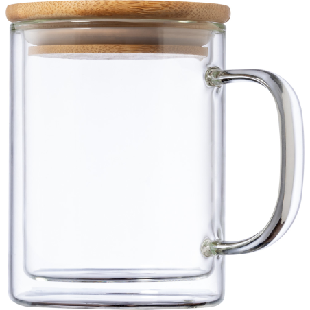 Mug isotherme en verre