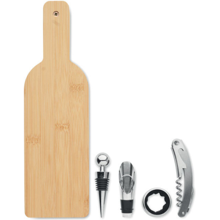 Set de vin forme de bouteille