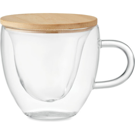 Tasse borosilicaté double paroi