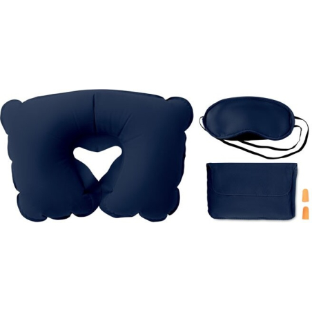 Set oreiller, masque, bouchons