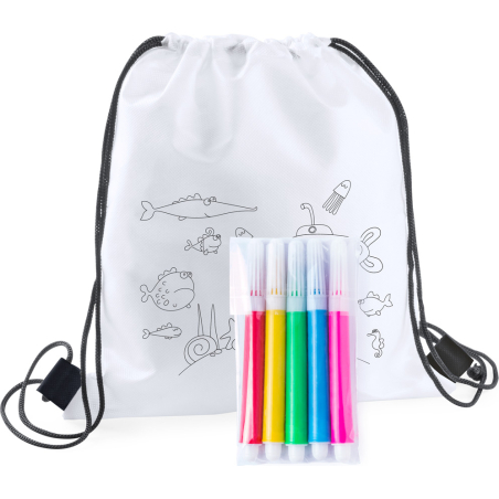 sac piscine à colorier