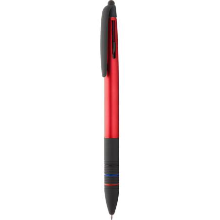 stylo bille 3 couleurs stylet