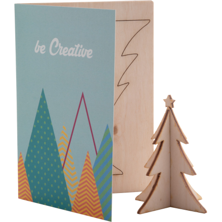 Carte de Noël, sapin