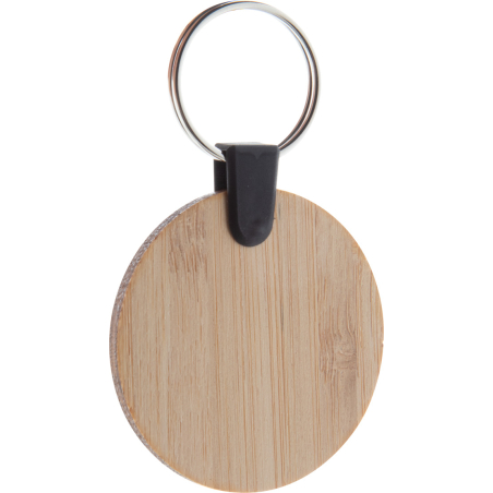 porte-clés en bambou rond