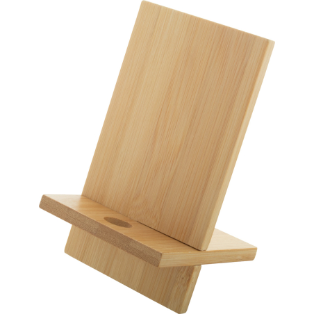 support pour téléphone en bambou