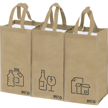 Sacs de recyclage des déchets en RPET